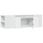 Preview: TV-Wandschrank mit LED-Beleuchtung Weiß 135x31x39,5 cm