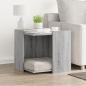 Preview: Katzenklo Grau Sonoma 53x53x51 cm Holzwerkstoff