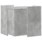 Preview: Katzenklo Betongrau 53x53x51 cm Holzwerkstoff