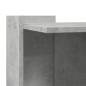 Preview: Katzenklo Betongrau 53x53x51 cm Holzwerkstoff