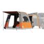 Preview: ARDEBO.de - Autozelt 4 Personen Grau und Orange Wasserfest