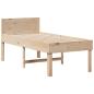 Preview: Massivholzbett ohne Matratze 80x200 cm Kiefernholz