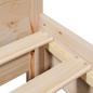 Preview: Massivholzbett ohne Matratze 80x200 cm Kiefernholz