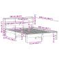 Preview: Massivholzbett ohne Matratze 150x200 cm Kiefernholz