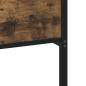 Preview: Bettgestell ohne Matratze Räuchereiche 120x200 cm Holzwerkstoff