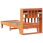 Preview: Massivholzbett ohne Matratze Wachsbraun 75x190 cm Kiefernholz