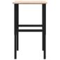 Preview: Werkbank 100x60x(71,5-98) cm Massivholz Eiche Rechteckig