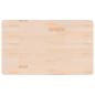 Preview: Werkbank 100x60x(71,5-98) cm Massivholz Eiche Rechteckig