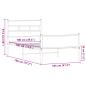 Preview: Bettgestell ohne Matratze Braun Eiche 100x190 cm Holzwerkstoff