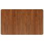 Preview: Werkbank Dunkelbraun 100x60x(71,5-98) cm Massivholz Eiche