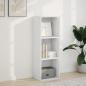 Preview: Bücherregal Weiß 40x30x114 cm Holzwerkstoff