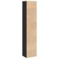 Preview: Bücherregal Schwarz 40x30x189 cm Holzwerkstoff