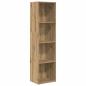 Preview: Bücherregal Artisan-Eiche 40x30x152 cm Holzwerkstoff