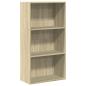 Preview: Bücherregal Sonoma-Eiche 60x30x114 cm Holzwerkstoff
