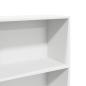 Preview: Bücherregal Weiß 60x30x189 cm Holzwerkstoff