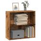 Preview: ARDEBO.de - B?cherregal Altholz-Optik 80x30x77 cm Holzwerkstoff