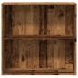 Preview: B?cherregal Altholz-Optik 80x30x77 cm Holzwerkstoff