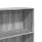 Preview: Bücherregal Grau Sonoma 60x30x189 cm Holzwerkstoff