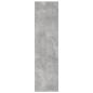 Preview: Bücherregal Betongrau 80x30x114 cm Holzwerkstoff