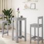 Preview: Bartisch Grau Sonoma 51x50x103,5 cm Holzwerkstoff