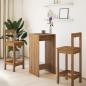 Preview: Bartisch Artisan-Eiche 51x50x103,5 cm Holzwerkstoff
