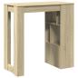 Preview: Bartisch mit Regal Sonoma-Eiche 102x50x103,5 cm Holzwerkstoff