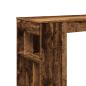 Preview: Bartisch mit Regal Altholz-Optik 102x50x103,5 cm Holzwerkstoff