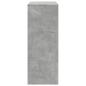 Preview: Bartisch mit Regal Betongrau 90x40x103,5 cm Holzwerkstoff