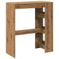 Preview: Bartisch mit Regal Artisan-Eiche 90x40x103,5 cm Holzwerkstoff