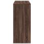 Preview: Bartisch mit Regal Braun Eiche 124x46x103,5 cm Holzwerkstoff