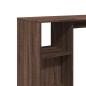 Preview: Bartisch mit Regal Braun Eiche 124x46x103,5 cm Holzwerkstoff