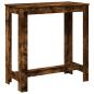 Preview: Bartisch Räuchereiche 102x50x103,5 cm Holzwerkstoff