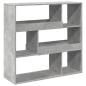 Preview: Bücherregal/Raumteiler Betongrau 100x33x94,5 cm