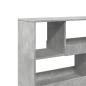 Preview: Bücherregal/Raumteiler Betongrau 100x33x94,5 cm