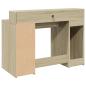 Preview: LED-Schreibtisch Sonoma-Eiche 120x55x91 cm Holzwerkstoff