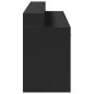 Preview: LED-Schreibtisch Schwarz 160x55x91 cm Holzwerkstoff