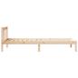 Preview: Massivholzbett Extra Lang ohne Matratze 90x210 Kiefernholz