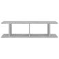 Preview: Wandregale 2 Stk. Betongrau 75x18x20 cm Holzwerkstoff