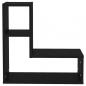 Preview: Wandregale 2 Stk. Schwarz 50x15x50 cm Holzwerkstoff
