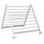 Preview: Wäscheständer für Badewanne Ausziehbar 53-90 cm Aluminium