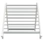 Preview: Wäscheständer für Badewanne Ausziehbar 53-90 cm Aluminium