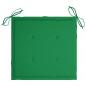 Preview: Gartenstuhl-Kissen 2 Stk. Grün 40x40x3 cm Oxford-Gewebe