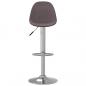 Preview: Barhocker 2 Stk. Taupe Stoff