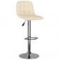 Preview: Barhocker 2 Stk. Creme Stoff