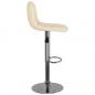 Preview: Barhocker 2 Stk. Creme Stoff