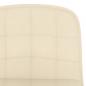 Preview: Barhocker 2 Stk. Creme Stoff