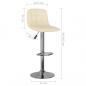 Preview: Barhocker 2 Stk. Creme Stoff