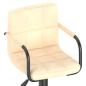 Preview: Barhocker 2 Stk. Creme Samt