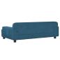 Preview: Hundebett Blau 90x53x30 cm Samt
