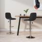 Preview: ARDEBO.de - Barhocker 2 Stk. Schwarz Stoff